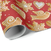 クリスマスクッキー | ジンジャーブレッド・メドヴィニー ラッピングペーパー (ロールコーナー)