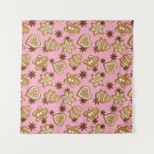 クリスマスクッキー タペストリー (正面(横))