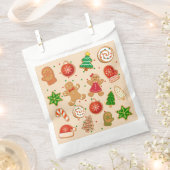 クリスマスクッキー フェイバーバッグ (クリップ留めされた状態)