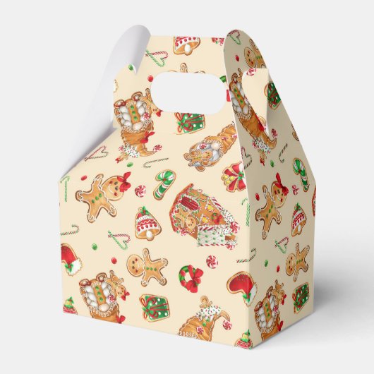 クリスマスクッキー フェイバーボックス (正面サイド)