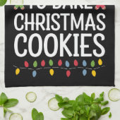 クリスマスクッキー・ベイカーを焼く可能性がおもしろい最も高い キッチンタオル (折り畳み)