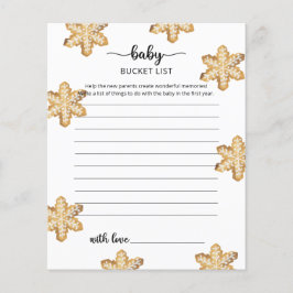 クリスマスクッキー |ベビーバケットリストゲーム