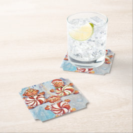 クリスマスクッキー ペーパーコースター