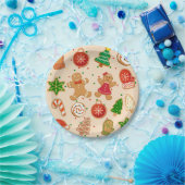 クリスマスクッキー ペーパープレート (パーティー)