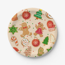 クリスマスクッキー ペーパープレート