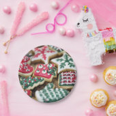クリスマスクッキー ペーパープレート (パーティー)