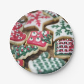 クリスマスクッキー ペーパープレート (正面)
