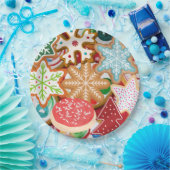 クリスマスクッキー ペーパープレート (パーティー)