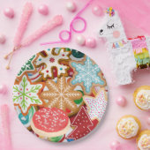 クリスマスクッキー ペーパープレート (パーティー)