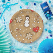 クリスマスクッキー ペーパープレート (パーティー)