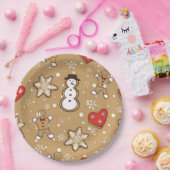クリスマスクッキー ペーパープレート (パーティー)
