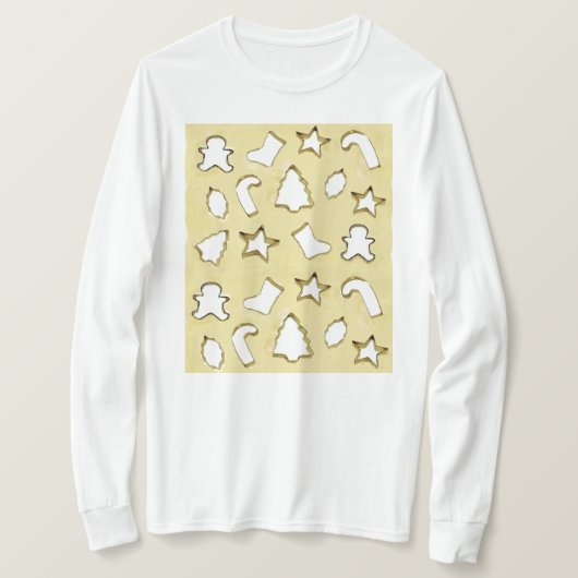 クリスマスクッキー ホリデーベーキング Tシャツ (デザイン正面)