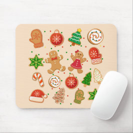 クリスマスクッキー マウスパッド