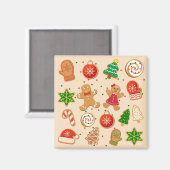 クリスマスクッキー マグネット (正面/裏面)