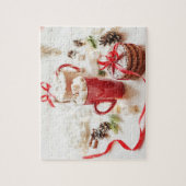 クリスマスクッキー&マーシュマロジグソークッキーパズル ジグソーパズル (縦)