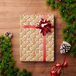クリスマスクッキー ミックス 楽しい ホリデーベーキング ラッピングペーパー
