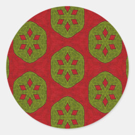 クリスマスクッキー ラウンドシール