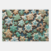 クリスマスクッキー ラッピングペーパーシート (正面3)