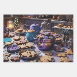 クリスマスクッキー ラッピングペーパーシート