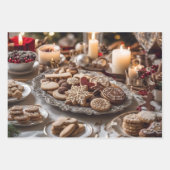 クリスマスクッキー ラッピングペーパーシート (正面3)