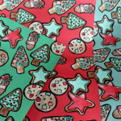 クリスマスクッキー ラッピングペーパーシート