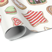 クリスマスクッキー ラッピングペーパー (ロールコーナー)