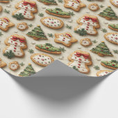 クリスマスクッキー ラッピングペーパー (角)