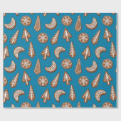 クリスマスクッキー ラッピングペーパー (フラット)