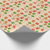 クリスマスクッキー ラッピングペーパー (角)