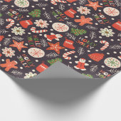 クリスマスクッキー ラッピングペーパー (角)