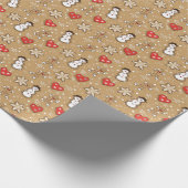 クリスマスクッキー ラッピングペーパー (角)