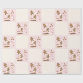 クリスマスクッキー ラッピングペーパー (フラット)