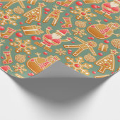 クリスマスクッキー ラッピングペーパー (角)