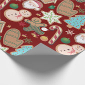 クリスマスクッキー ラッピングペーパー (角)