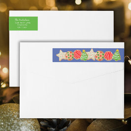 クリスマスクッキー ラップアラウンドラベル