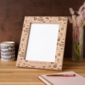 クリスマスクッキー レーザー彫刻フレーム (左)