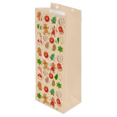 クリスマスクッキー ワインギフトバッグ (裏面アングル)