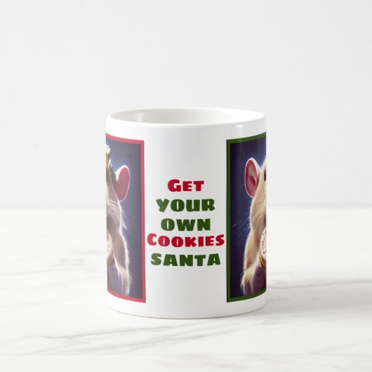 クリスマスクッキー – 穴あきマウスマグ コーヒーマグカップ (中央)