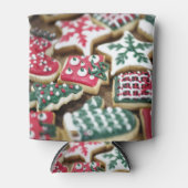 クリスマスクッキー 缶クーラー (正面)