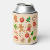 クリスマスクッキー 缶クーラー (缶裏面)
