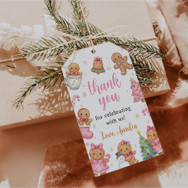 クリスマスクッキー 1歳の誕生日パーティー ギフトタグ
