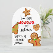 クリスマスクッキー – Fiesta de Hornear Gallletas 招待状 (スタンド正面)