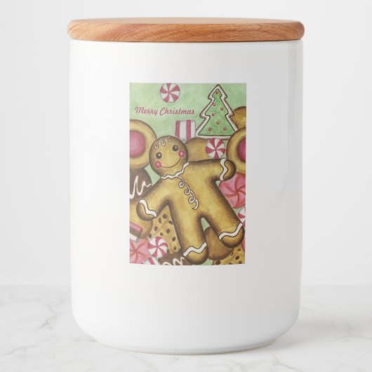 クリスマスクッキーCandyギフトラベル フードラベル (正面)