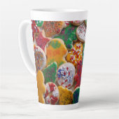 クリスマスクッキーIカラフルホリデーベーキング カフェラテマグ (左アングル)