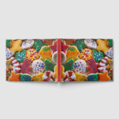 クリスマスクッキーIカラフルホリデーベーキング ゲストブック (全面)