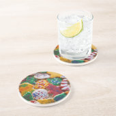 クリスマスクッキーIカラフルホリデーベーキング コースター (側面)