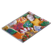 クリスマスクッキーIカラフルホリデーベーキング ノートブック (左側)