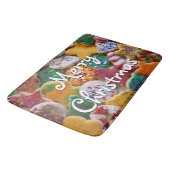 クリスマスクッキーIカラフルホリデーベーキング バスマット (アングル)