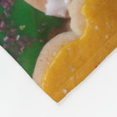 クリスマスクッキーIカラフルホリデーベーキング フリースブランケット (角)