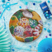 クリスマスクッキーIカラフルホリデーベーキング ペーパープレート (パーティー)